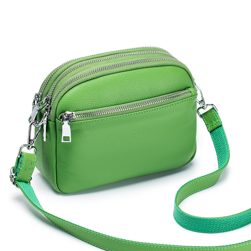 Luxury Bags Consignment - Sac à bandoulière polyvalent en cuir
