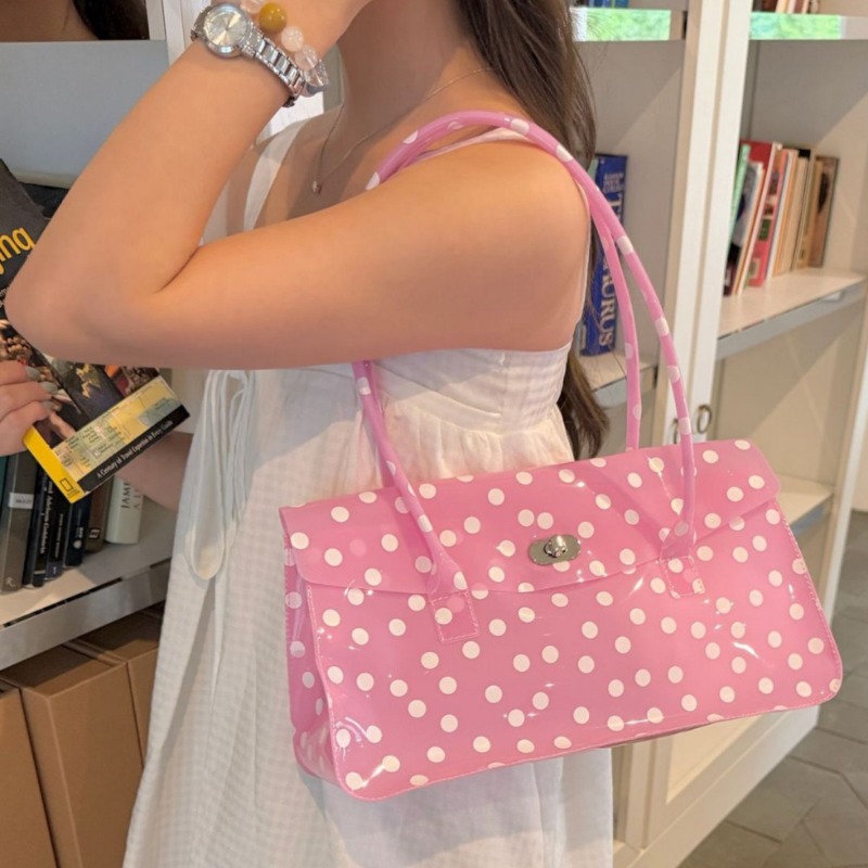 Sac à main Y2K à pois en PVC t - Luxury Y2K Bags avis et prix